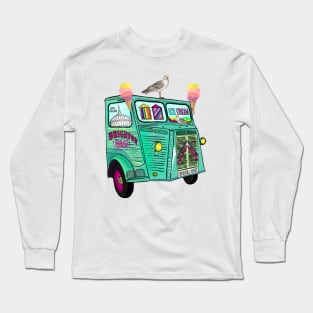 Brighton Ice Cream Trolley Long Sleeve T-Shirt